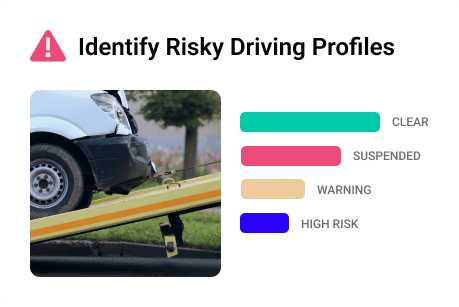 Driver License Monitoring MVR Scoring