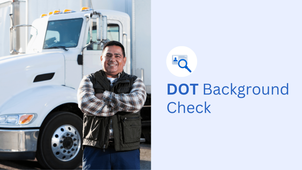 DOT background check