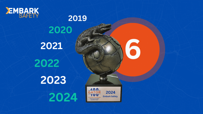 Embark Safety Makes University of Florida 2024 Gator100 for the 6th time!